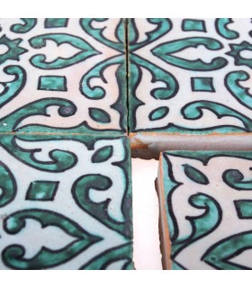 Al-Andalus - carreaux faits à la main 10 cm - plusieurs motifs - - modèle 31