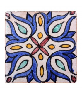 Al-Andalus - 10 cm - several designs - handcrafted tile - model 32