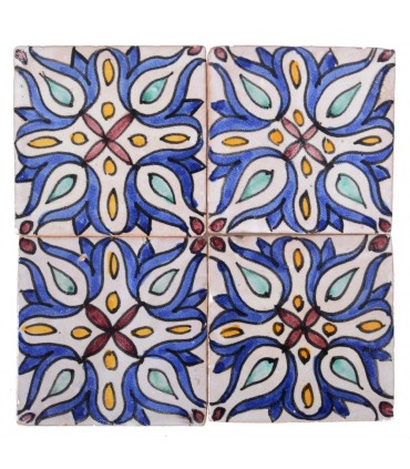 Al-Andalus - 10 cm - several designs - handcrafted tile - model 32
