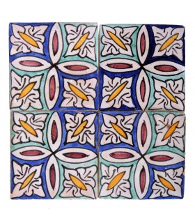 Azulejo Andalusí - 10 cm - Varios Diseños- Artesanal- Modelo 33