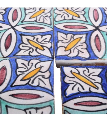 Azulejo Andalusí - 10 cm - Varios Diseños- Artesanal- Modelo 33