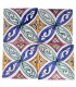 Al-Andalus - 10 cm - several designs - handcrafted tile - model 34