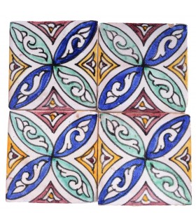 Al-Andalus - piastrelle artigianali di 10cm - parecchi disegni - - modello 34