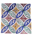 Al-Andalus - carreaux faits à la main 10 cm - plusieurs motifs - - modèle 34