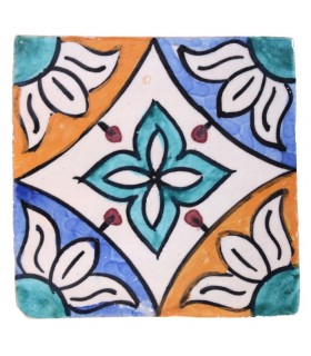 Al-Andalus - carreaux faits à la main 10 cm - plusieurs motifs - - modèle 35