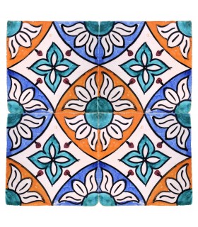 Azulejo Andalusí - 10 cm - Varios Diseños- Artesanal- Modelo 35