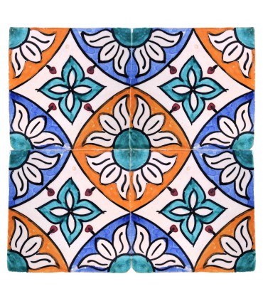 Al-Andalus - 10 cm - several designs - handcrafted tile - model 35