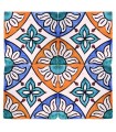 Al-Andalus - 10 cm - verschiedene Designs - handgefertigte Fliesen - Modell 35