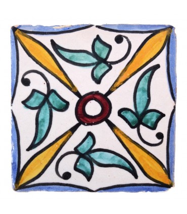 Al-Andalus - 10 cm - verschiedene Designs - handgefertigte Fliesen - Modell 36