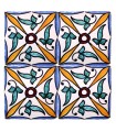 Azulejo Andalusí - 10 cm - Varios Diseños- Artesanal- Modelo 36