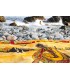 Tessuto cotone-India - musicista Didgeridoo - 140 x 210 cm