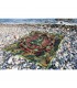 Tela Algodon Loto India- Budha Mosaico-Artesana-240 x 210 cm