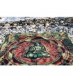 Tela Algodon Loto India- Budha Mosaico-Artesana-240 x 210 cm