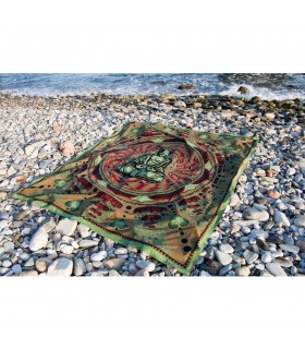 Material Baumwolle Indien - Budha Mosaico-Artesana - 140 x 210 cm