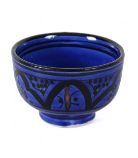 Mini Cuenco Especiero Árabe - Cerámica - Pintado a Mano - Varios Colores - 8 cm