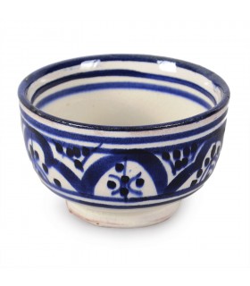Mini Cuenco Especiero Árabe - Cerámica - Pintado a Mano - Varios Colores - 8 cm