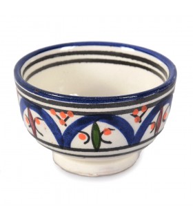 Mini Cuenco Especiero Árabe - Cerámica - Pintado a Mano - Varios Colores - 8 cm