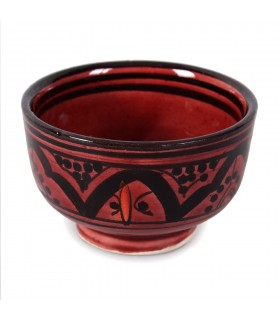 Mini Cuenco Especiero Árabe - Cerámica - Pintado a Mano - Varios Colores - 8 cm