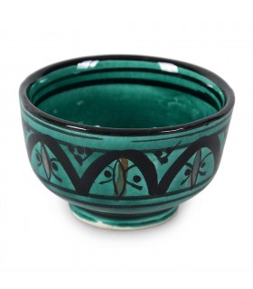 Mini Cuenco Especiero Árabe - Cerámica - Pintado a Mano - Varios Colores - 8 cm