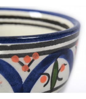 Mini Cuenco Especiero Árabe - Cerámica - Pintado a Mano - Varios Colores - 8 cm