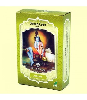 Hennè colorante naturale dei capelli-neutro-Radhe Shyam-100 gr