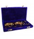 Precision weighing Gr. - Mg. - Velvet or Wood Pouch - Bronce