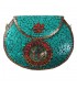 Party Tasche - Keramik Messing und Mutter der Perle-inlay