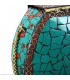 Party Tasche - Keramik Messing und Mutter der Perle-inlay