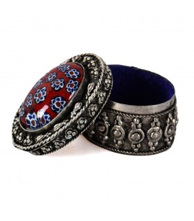 Box recorded Alpaca - 3 colors - design East - 4 cm