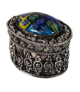 Enregistré alpaga Mini Box - Conception Oriental - 4 cm