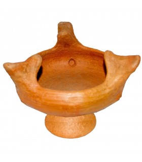 Incensario Barro Africano - 24 cm - Brasero - Artesano