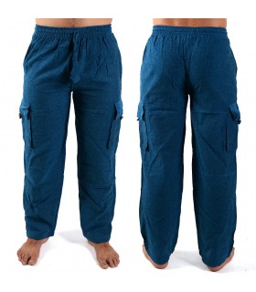 Pantalón Algodón Bolsillos - Tela Fresquita - Varios Colores Y Tallas