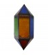 Appliquer le tirant d’eau de verre - Multicouleur - losange - 43 cm
