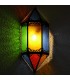 Apply glass draught-Multicolor-Rhombus-43 cm
