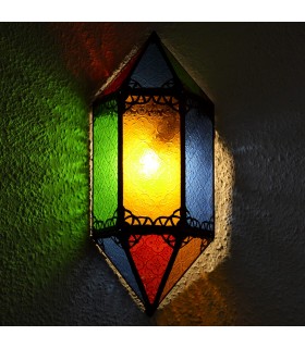 Aplique Cristal Calado - Multicolor - Rombo - 43 cm