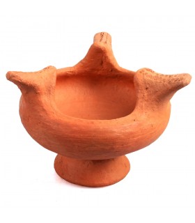 Incensario Barro Africano - 15 cm - Brasero - Artesano