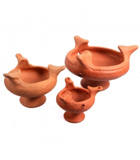 Fango africano turibolo - artigiano 15 cm - braciere-