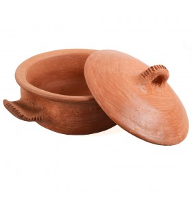 Olla De Barro - Cocina Sana - 100% Artesanal - 21 cm