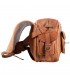 Sac en cuir à la main - 6 poches - 2 couleurs - Handmade