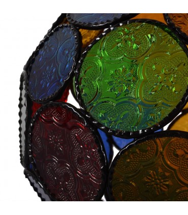Lámpara Esfera Cristal Colores - Arabe - Andalusi - 2 Tamaños
