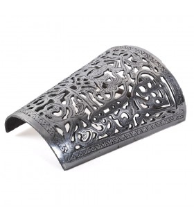 Wall aluminum draught - Floral - polished finish