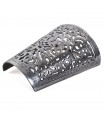 Wand Aluminium Tiefgang - Floral - poliert