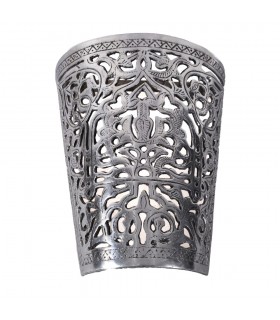 Wall aluminum draught - Floral - polished finish
