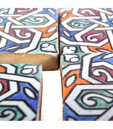 Al-Andalus - 10 cm - several designs - handcrafted tile - model 36