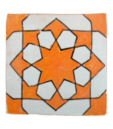 Al-Andalus - 10 cm - verschiedene Designs - handgefertigte Fliesen - Modell 36
