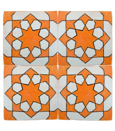 Azulejo Andalusí - 10 cm - Varios Diseños- Artesanal- Modelo 41