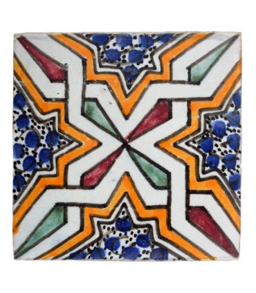 Al-Andalus - 10 cm - several designs - handcrafted tile - model 36