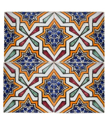 Al-Andalus - 10 cm - several designs - handcrafted tile - model 36