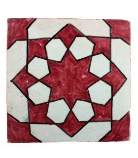 Al-Andalus - carreaux faits à la main 10 cm - plusieurs motifs - - modèle 36
