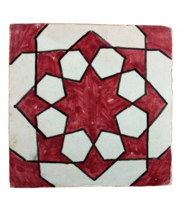 Al-Andalus - piastrelle artigianali di 10cm - parecchi disegni - - modello 36